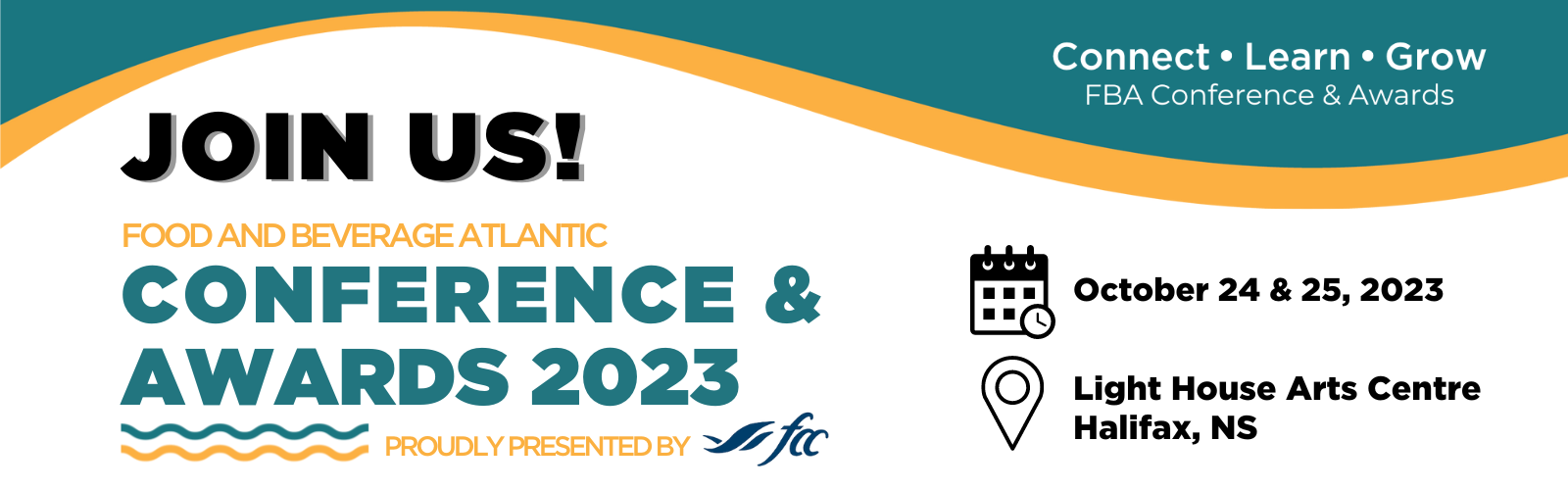 FBA Conference & Awards 2023 banner - Join us October 24th and 25th in Halifax
